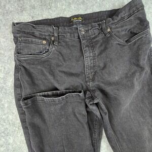 Urban Star Jeans Mens 40x30 Black Straight Leg Stretch Denim Casual Pants